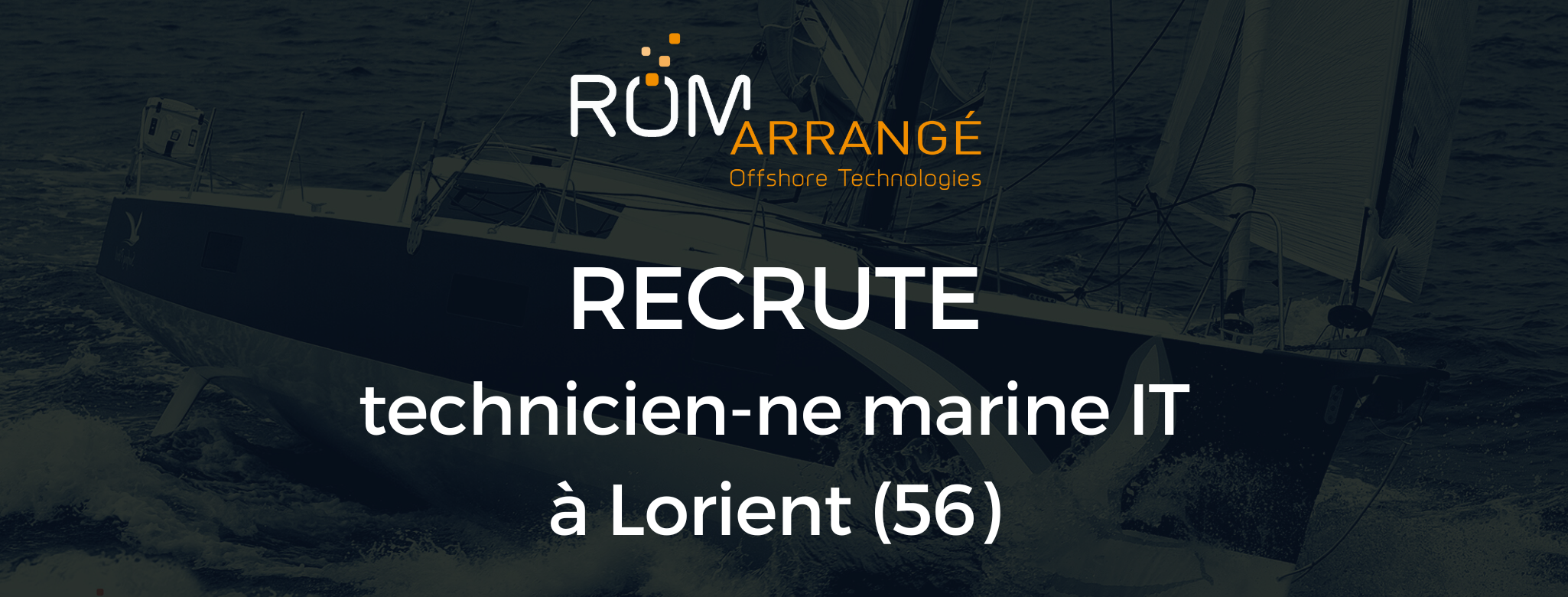 Offre d'emploi : Technicien-ne Marine IT à Lorient (56)